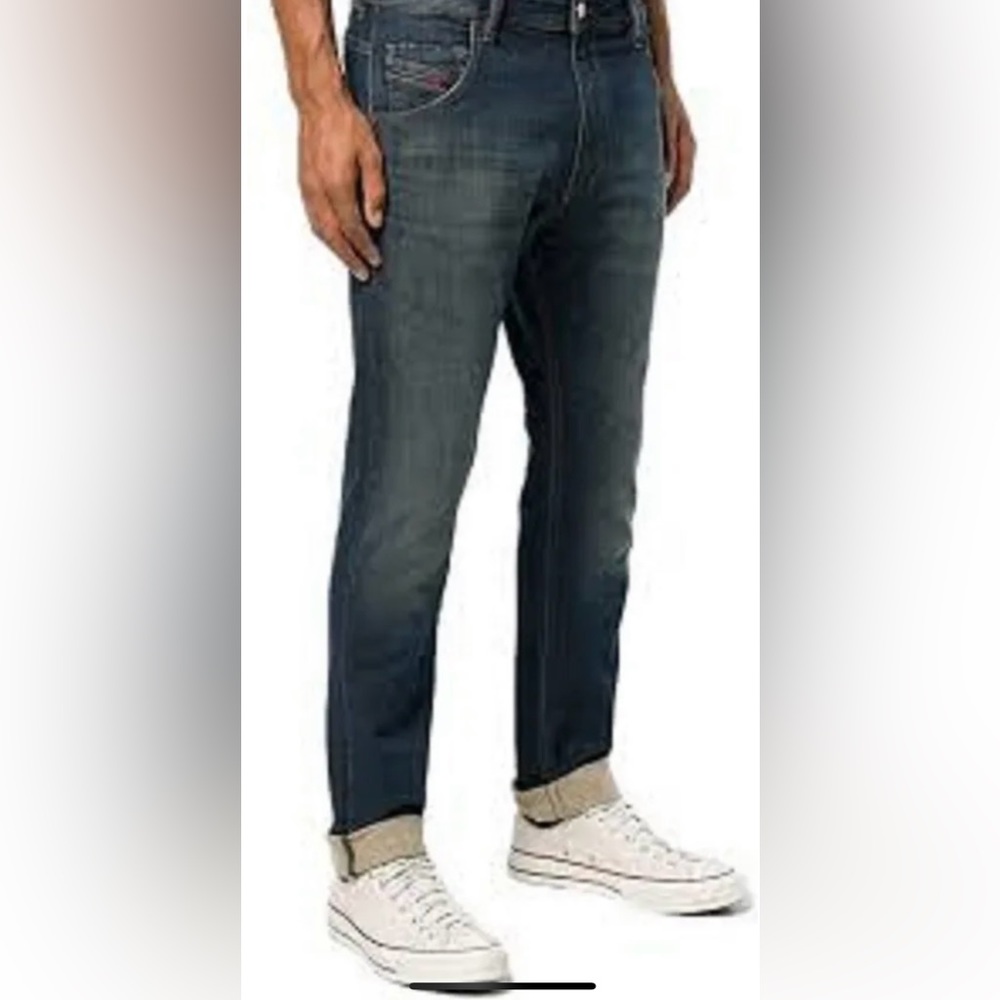 DIESEL KROOLEY-T Jogg Jeans Stretch Tapered 084YR Blue Denim Men's 30
